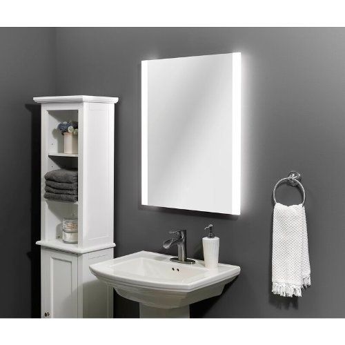 Anti Fogging Wall Mounted Glass Mirror - Modern Plastic, Round/Oval/Rectangular Shapes | Waterproof, Fogless, Scratch Proof, Long Lasting