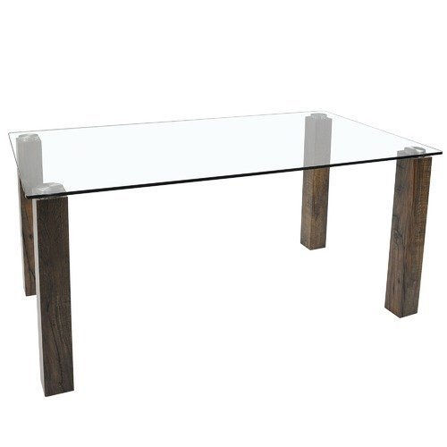 Transparent Modern Glass Dining Table