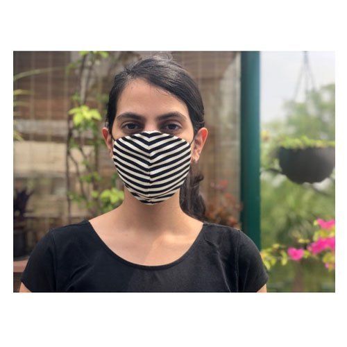 Reusable Concentric Strips Reversible Face Mask (Msk102)