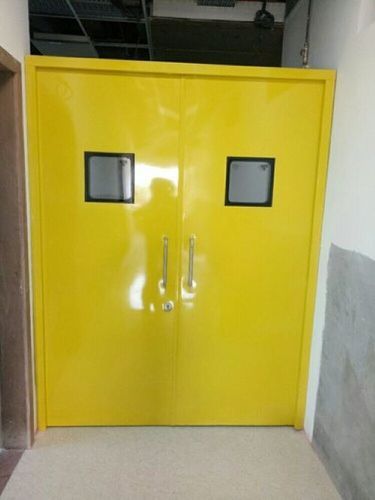 Yellow Color Clean Room Doors Application: Hospital