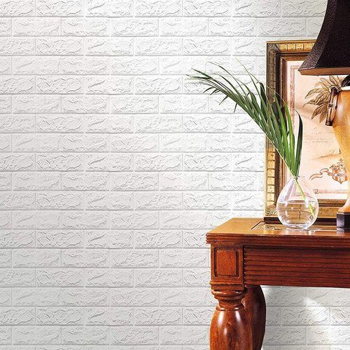 Foam 3D Embossed Washable Pe Wallpaper