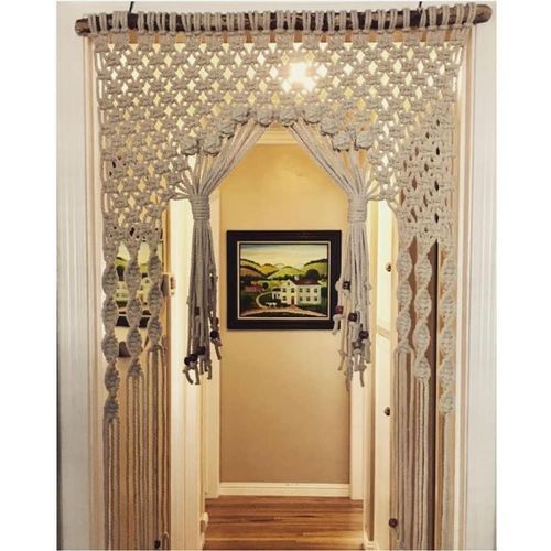 Antique Macrame Art Wall Hanging