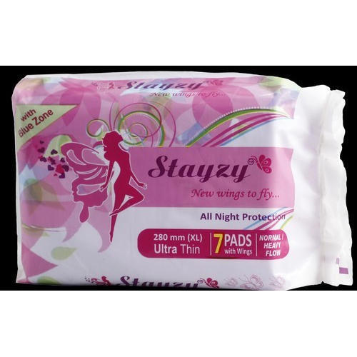 Odor Control Stayzy Plain Sanitary Pad Age Group: Adults