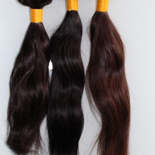 Black Color Indian Hair Used By: Girls