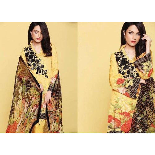 Multicolor Designer Pakistani Lawn Suit