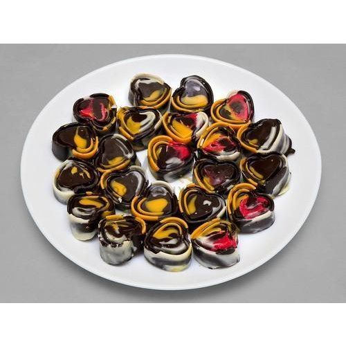 Sweet Homemade Heart Shape Chocolates