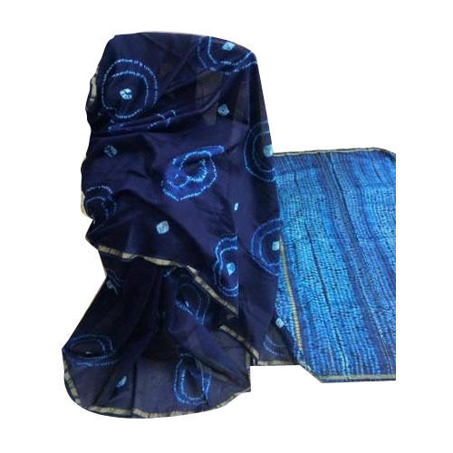 Ladies Chanderi Silk Shibori Bandhani Saree