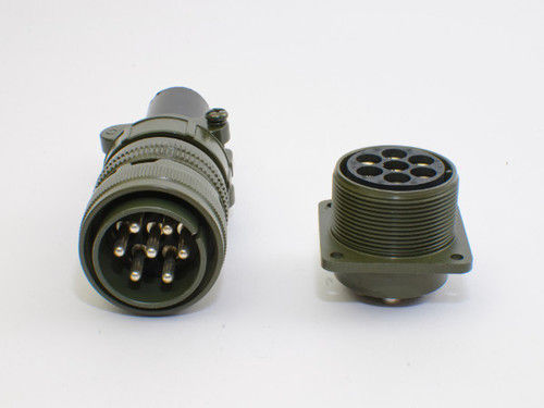 Olive Drab Chromate Ms Circular Threaded Connector