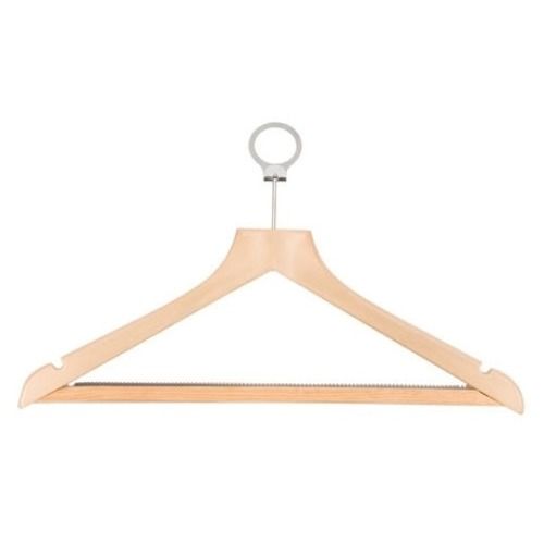 Natural Wooden Hanger - Light Weight, Glossy Finish | Durable, Zero Maintenance, Perfect for Dresses