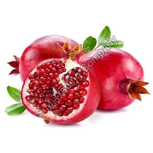 Red Organic And Natural Fresh Pomegranate