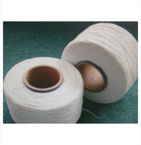 Washable Plain White Elastic Yarn