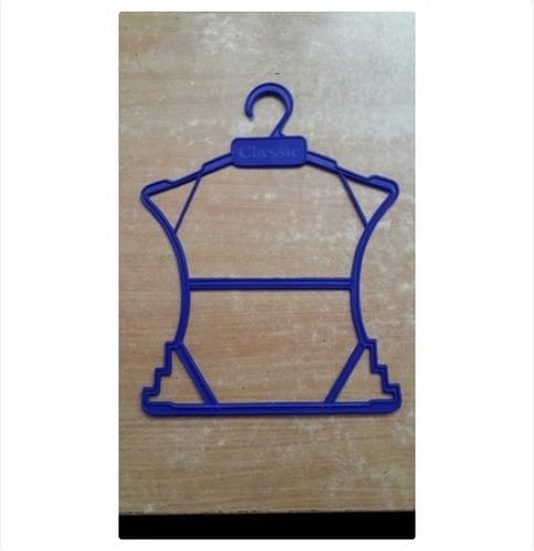 Garment Plastic Blue Small Skirt Hanger