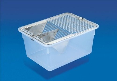 White Polypropylene Rat Cage