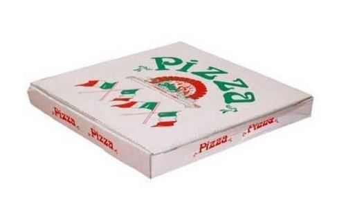 Square Printed Pizza Packaging Paper Box