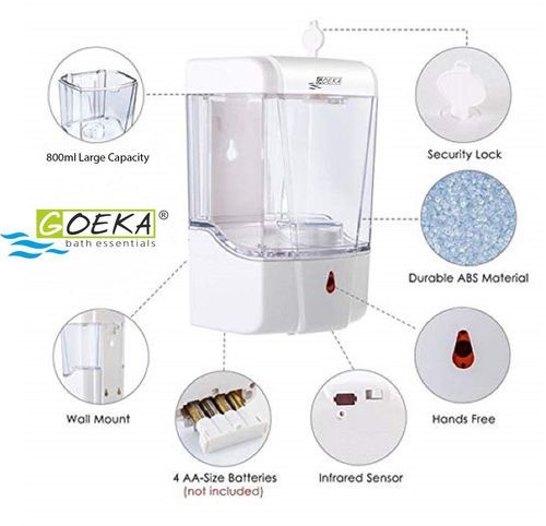 Machine Spare Part Wall Mounted Automatic Soap Dispenser