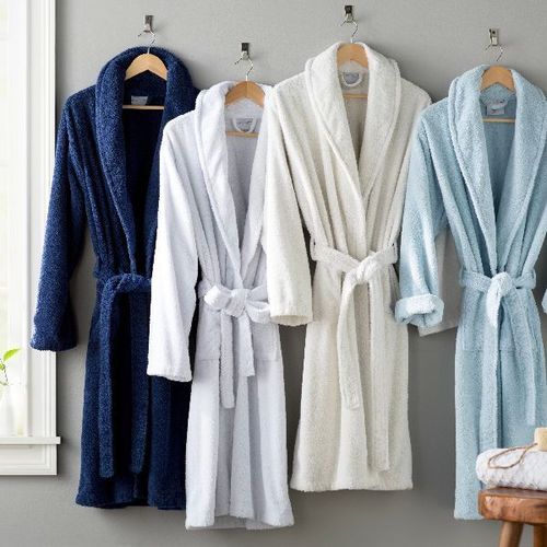 Multi-Color 100% Pure Cotton Bathrobe