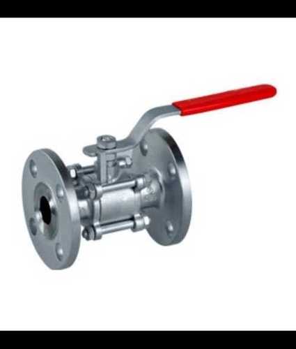 Flanged Ball Valve - Carbon Steel With PVC Sleeve, AISI 304 Stem, IS 210 Gr FG 200/220 Body, PTFE Seals, Full Port Design, Size Range 15 MM to 300 MM