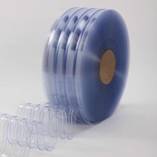 PVC Clear Blue Strip Roll