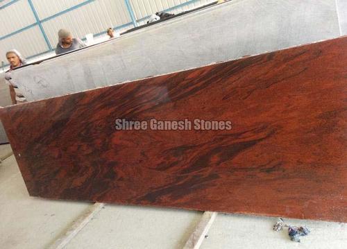 Red Multi Granite Slabs Size: Various Sizes Are Available