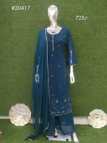 Designer Ladies Kurti Palazzo Set