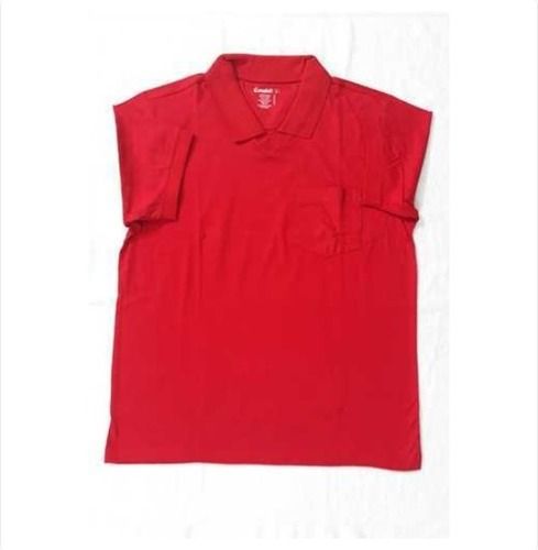 Mens Polo Red T Shirt