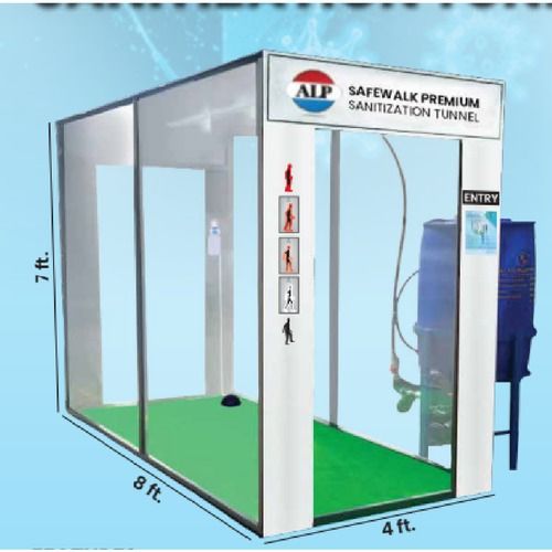 Robust Design Safewalk Sanitization Tunnel Dimension(L*W*H): 8 Ft Length X 4 Ft Width X7 Ft Height Foot (Ft)