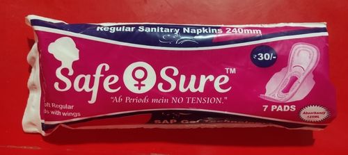 Safeosure Sanitary Pads 240Mm Age Group: Adults