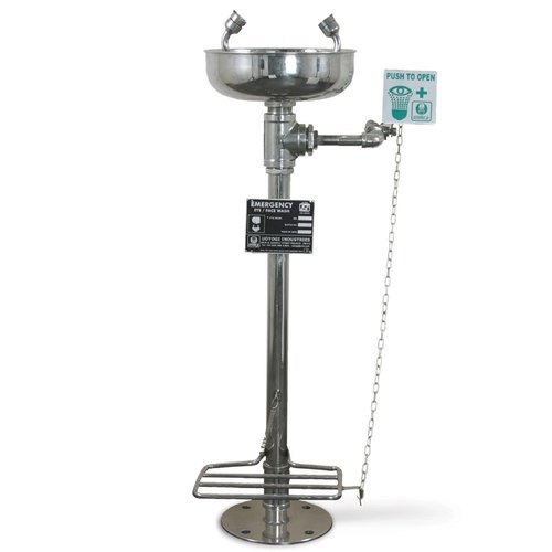 Stainless Steel Hand And Foot Operated Eyewash Fountain Application: Industrial