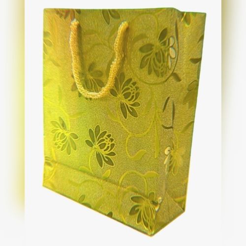 Fine Finish Paper Bags - Paper Material, Hand Length Handle | Good Quality, Long Life, Easy to Carry