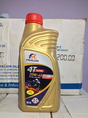 Frv 4T Super 20W-40 Sn Bike Engine Oil Application: Recommended For All 4-Stroke Motorcycles Including Cruisers And Off-Road Motorcycles.