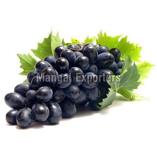 Organic and Natural Fresh Black Grapes