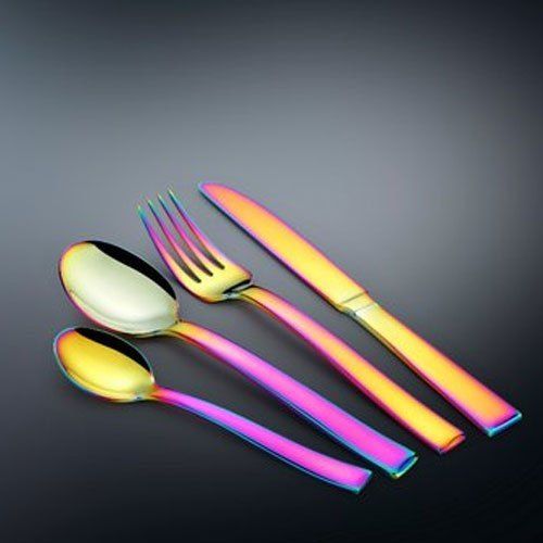 Fine Stainless Steel Kraft Gold Cutlery