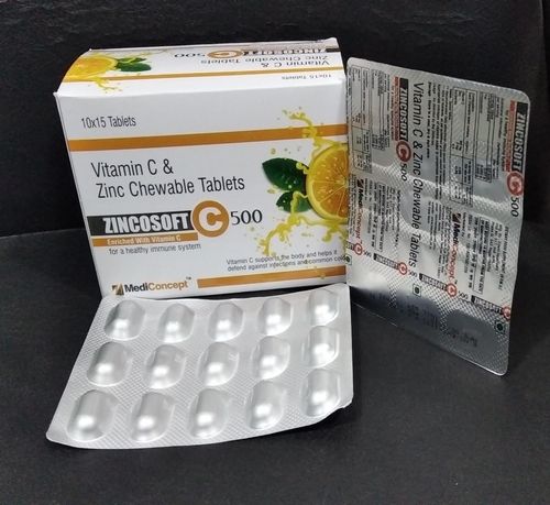 Vitamin C & Zinc Chewable Tablet