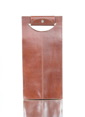 Brown Leather Wine Case