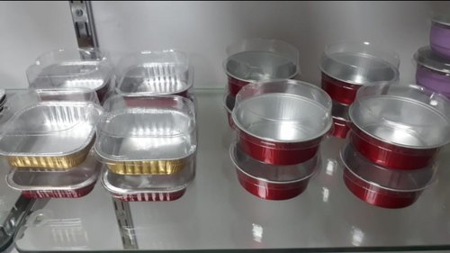 White Muffin And Chocolate Aluminum Box