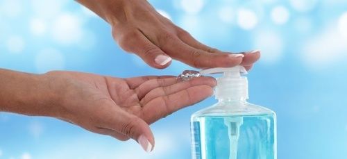 Transparent Pure Hand Sanitizer Liquid