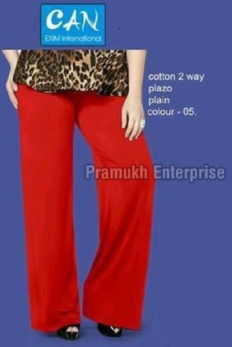 Red Ladies Palazzo Pants