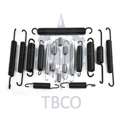 Black Two Wheeler Metal Spring