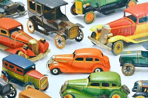 Antique Vintage Toy Cars For Decoration