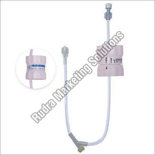 White I.V Flow Regulator Extension Set