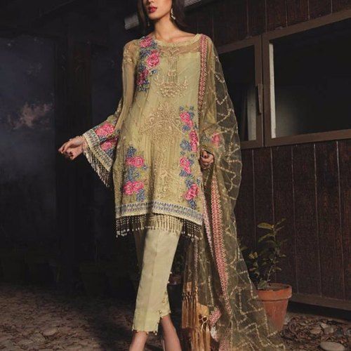 Ladies Chiffon Adan Libas Suits