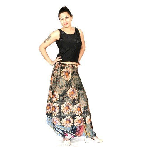 Ladies Indigo Printed Skirts