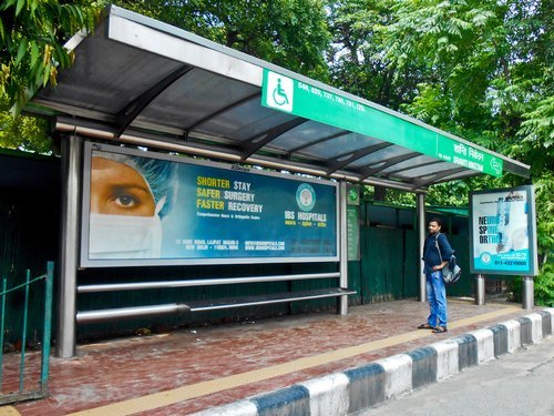 Bus Shelter Advertisement Services By Global Prachar