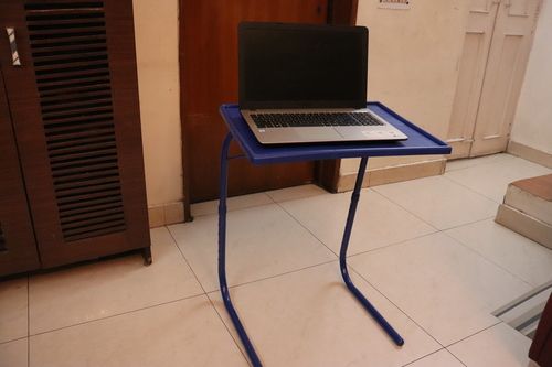 White Foldable Adjustable Laptop Table