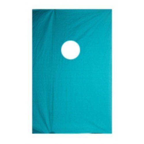 Blue Hospital Center Hole Towel