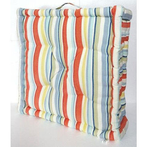 Multicolor Printed Cotton Box Cushion