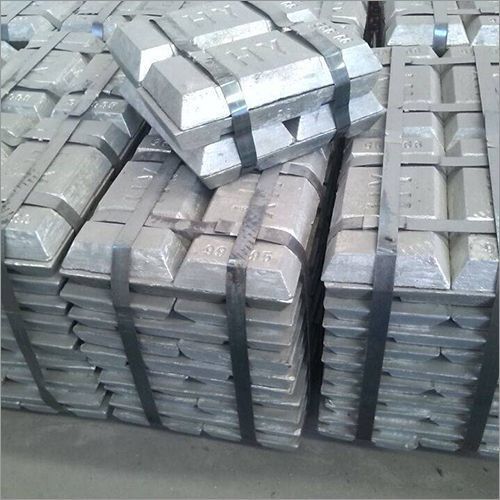 Pure Zinc Ingot 99.995% Weight: 2  Kilograms (Kg)