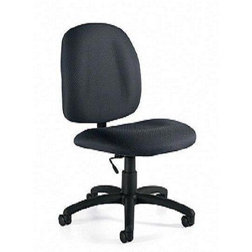 Black Robust Design Office Chair Without Arm