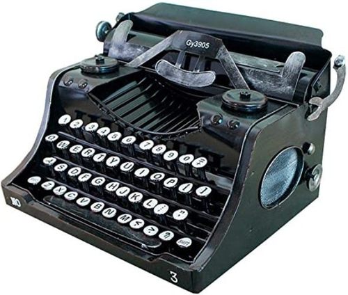 Decorative Vintage Old Antique Typewriter - Feature: Good Working Condition