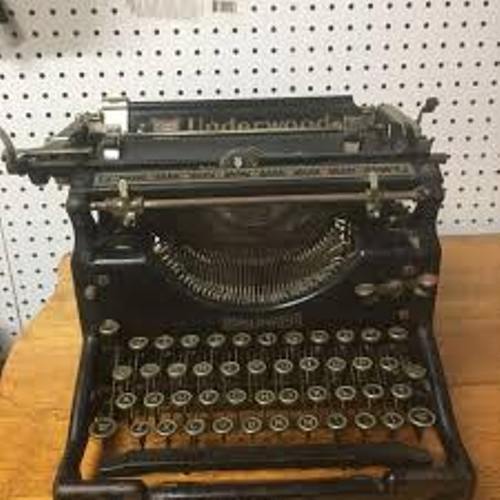 Antique Typewriter - Metal Construction | Good Working Condition Vintage Home or Office Decoration Art & Collectible